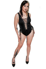 forest ink womens punk bathing suit one piece