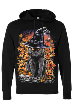 Witch's Familiar Hoodie [Zipper or Pullover]