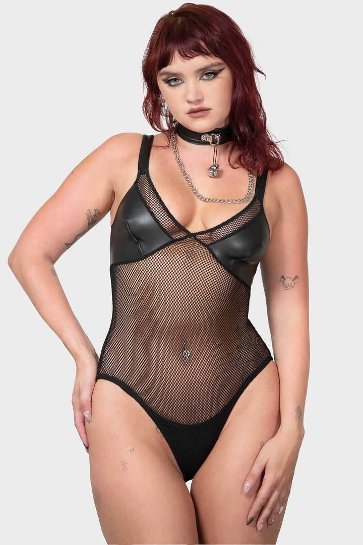sexy goth bodysuit