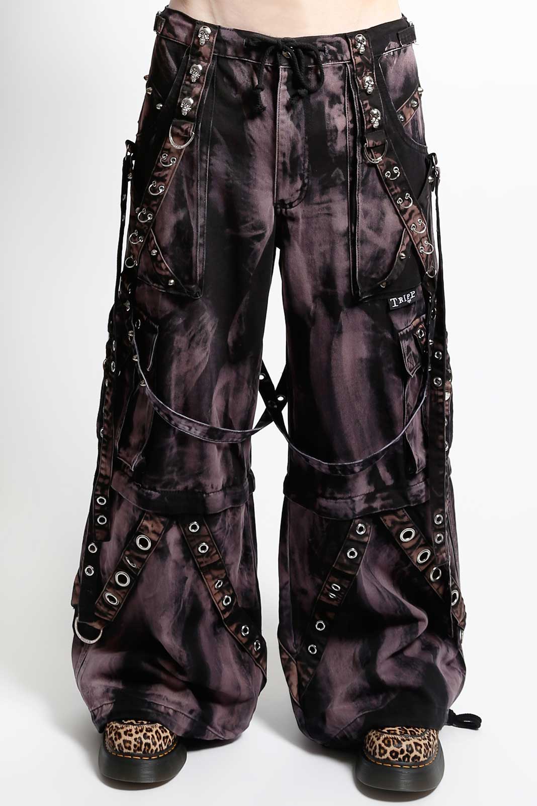 Tripp NYC Grunge Goth Storm Wash Pants