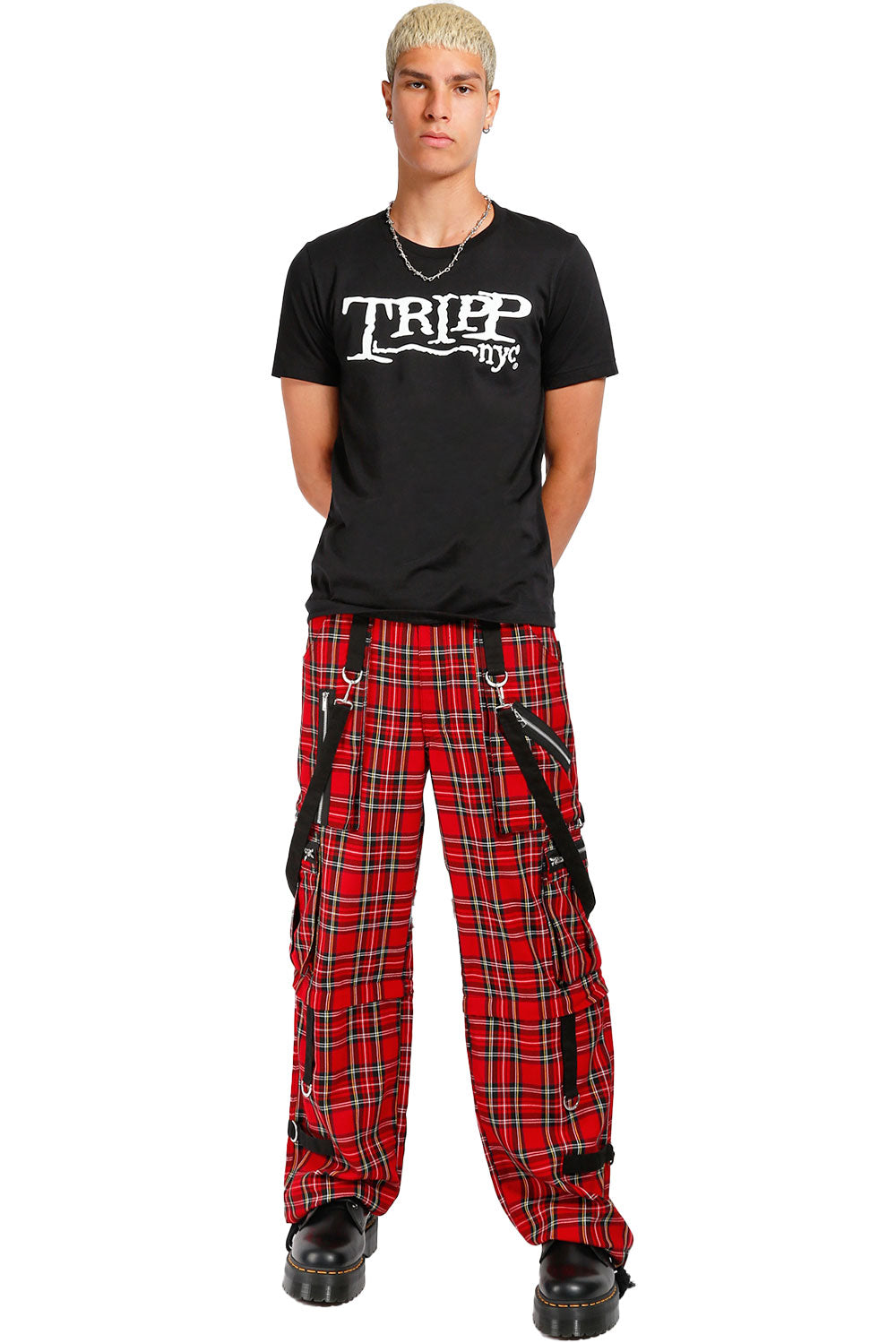 Tripp Clash Pants [Red Plaid]