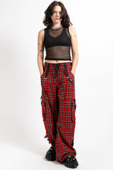Tripp NYC Clash Pants [Red Plaid]
