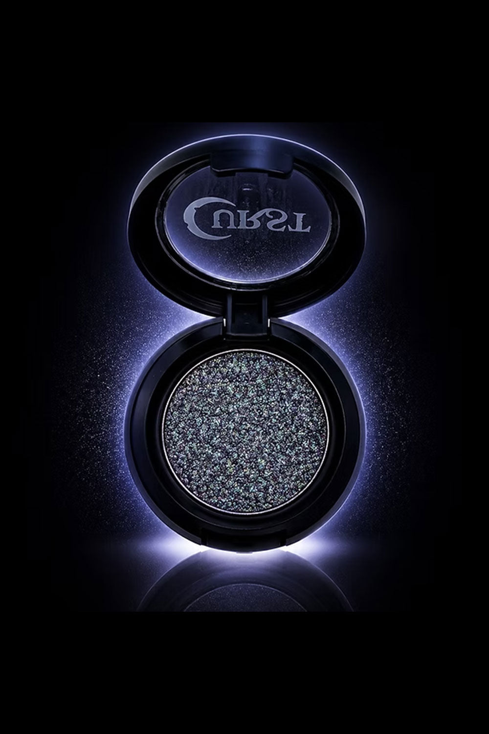 Curst Black Aurora highly pigmented black chrome eyeshadow