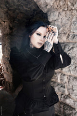 womens goth victorian blouse