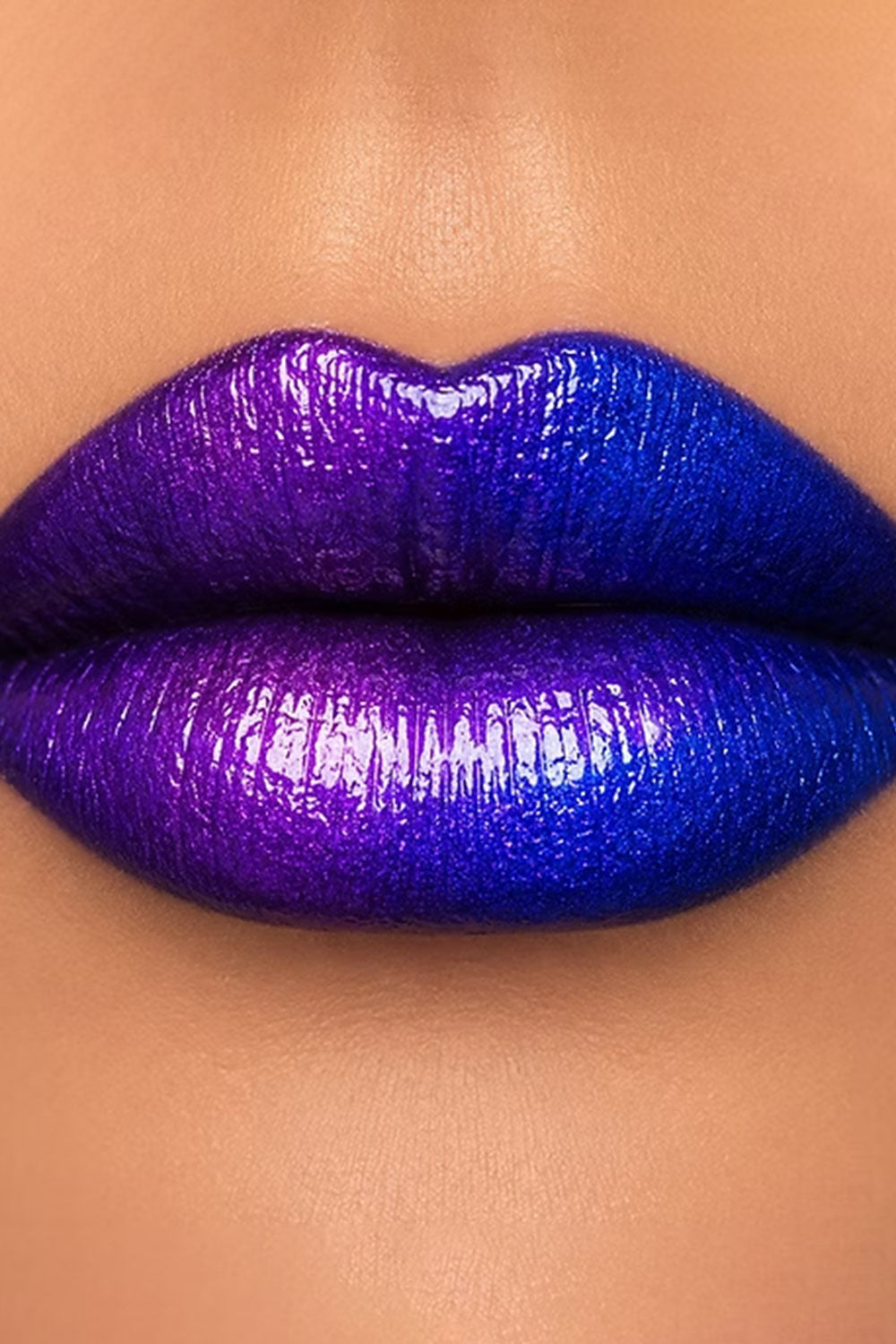 Chromatic blue purple bold lip gloss