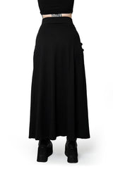 black goth grunge skirt