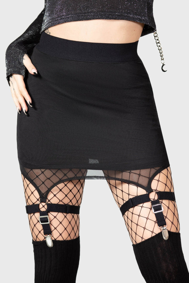 Cassandra Mini Skirt [BLACK]