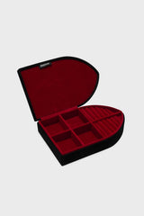 embroidered arched gothic cathedral jewelry box by killstar with red velvet interior 