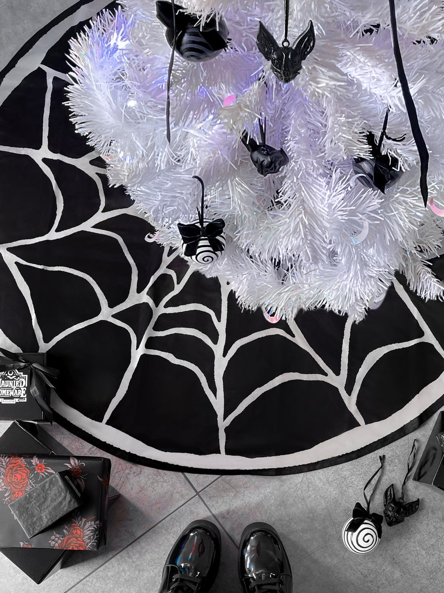 gothic christmas tree skirt