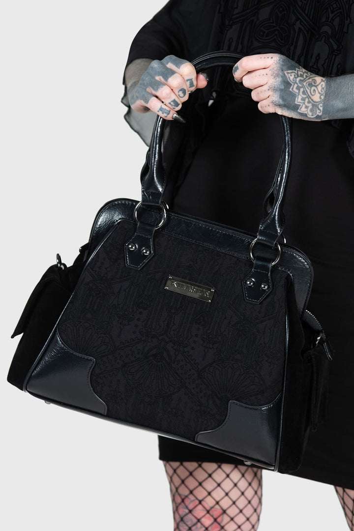 gothic black handbag