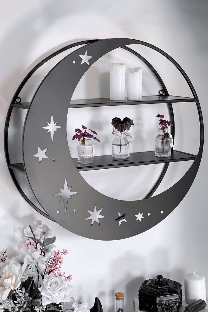 moon display shelf