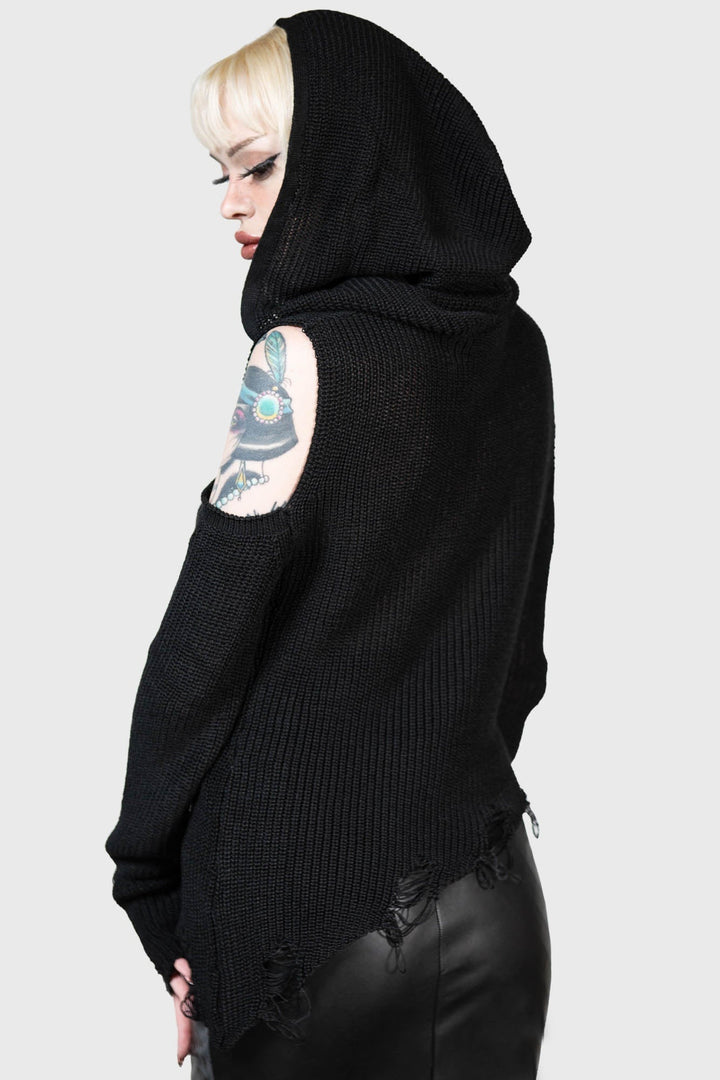 grunge goth hoodie