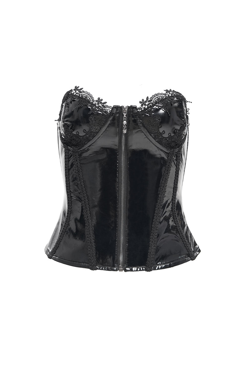 Devil Fashion black corset with lace