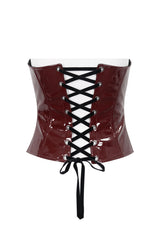 Steampunk style womens corset top