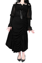 Polyester Goth Long Skirt