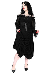 Foxblood Long Midi Length Skirt