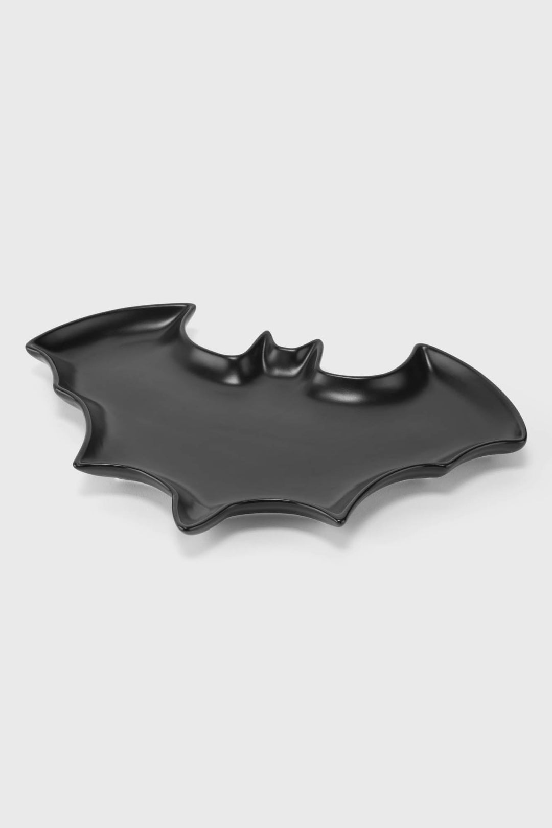 black bat dinner plate