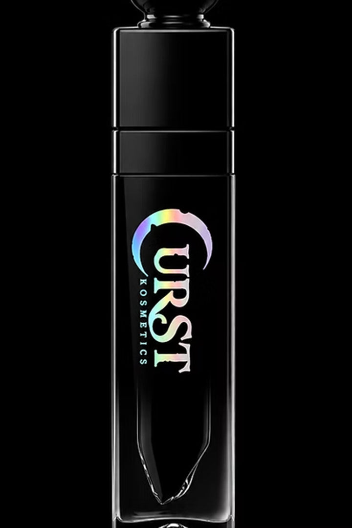Curst Kosmetics black lip gloss in tube