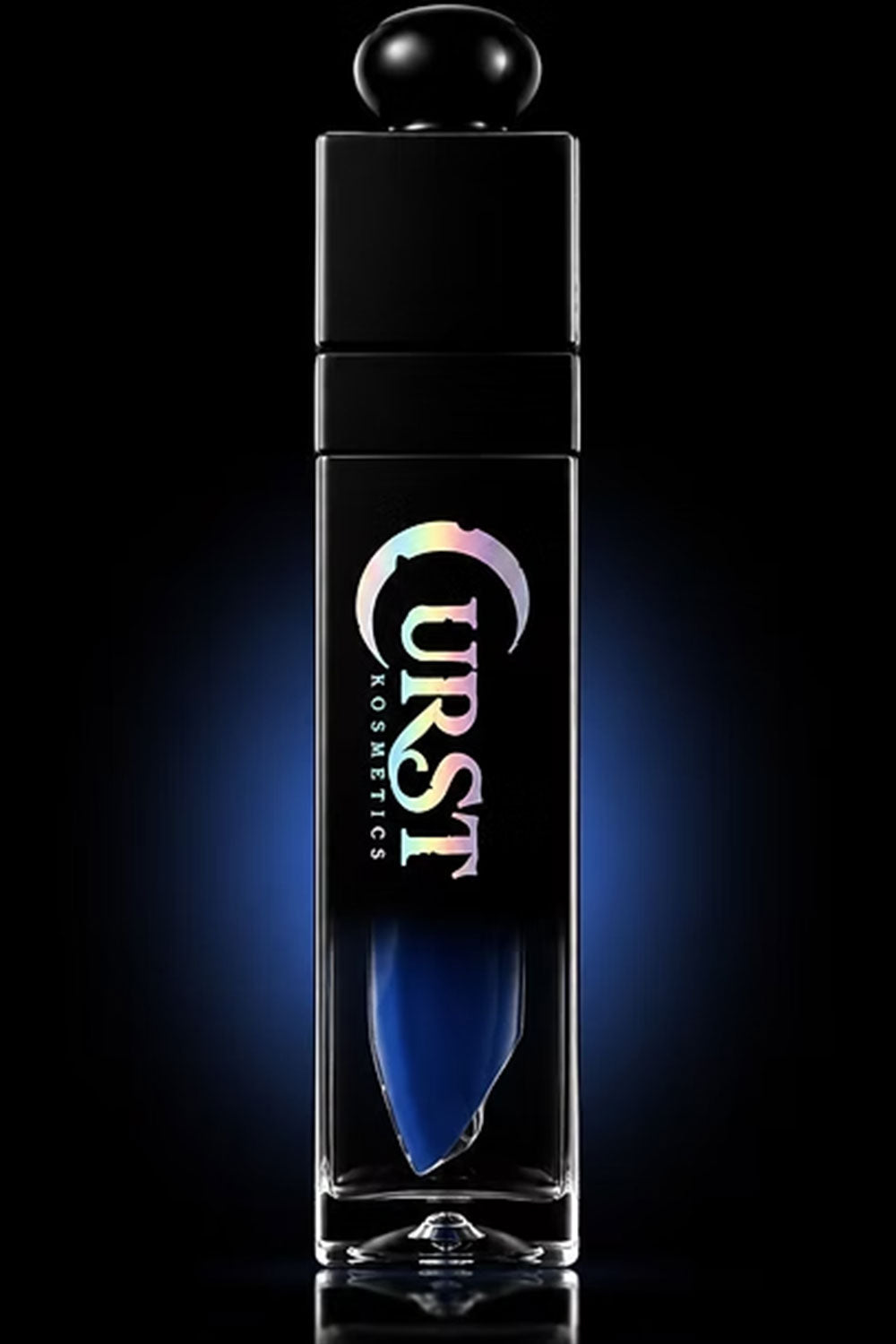 Curst Amulet matte blue lip color