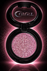 Curst pink red pigmented chrome eyeshadow in compact