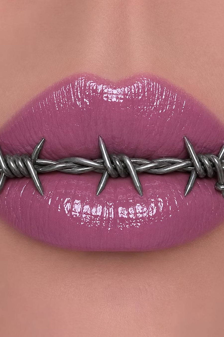 Curst Kosmetics shiny pink lip gloss