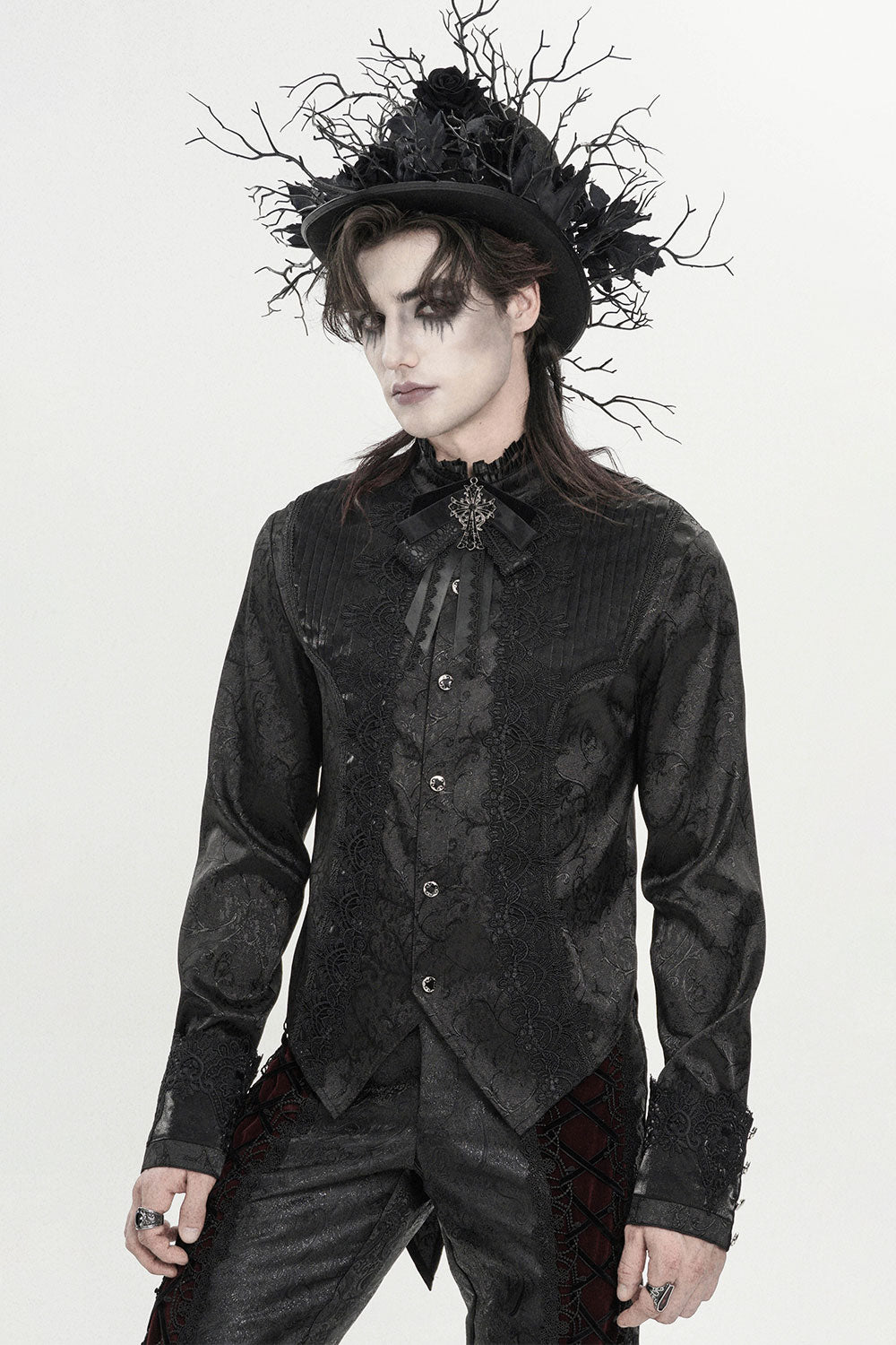 Devil fashion mens goth shirt