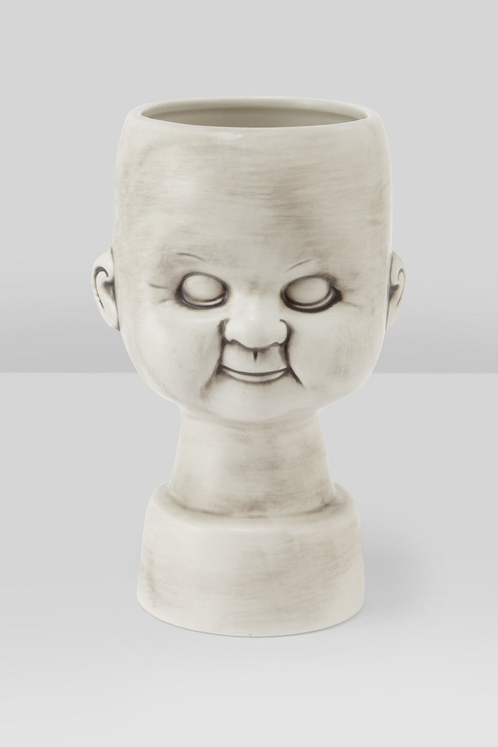 dollshead shaped flower vase