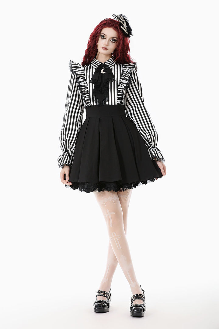 Goth womens steampunk style dress