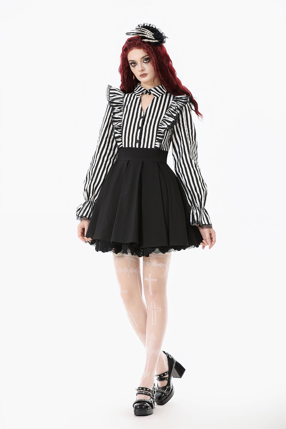 Long sleeve striped dress from Dark in Love