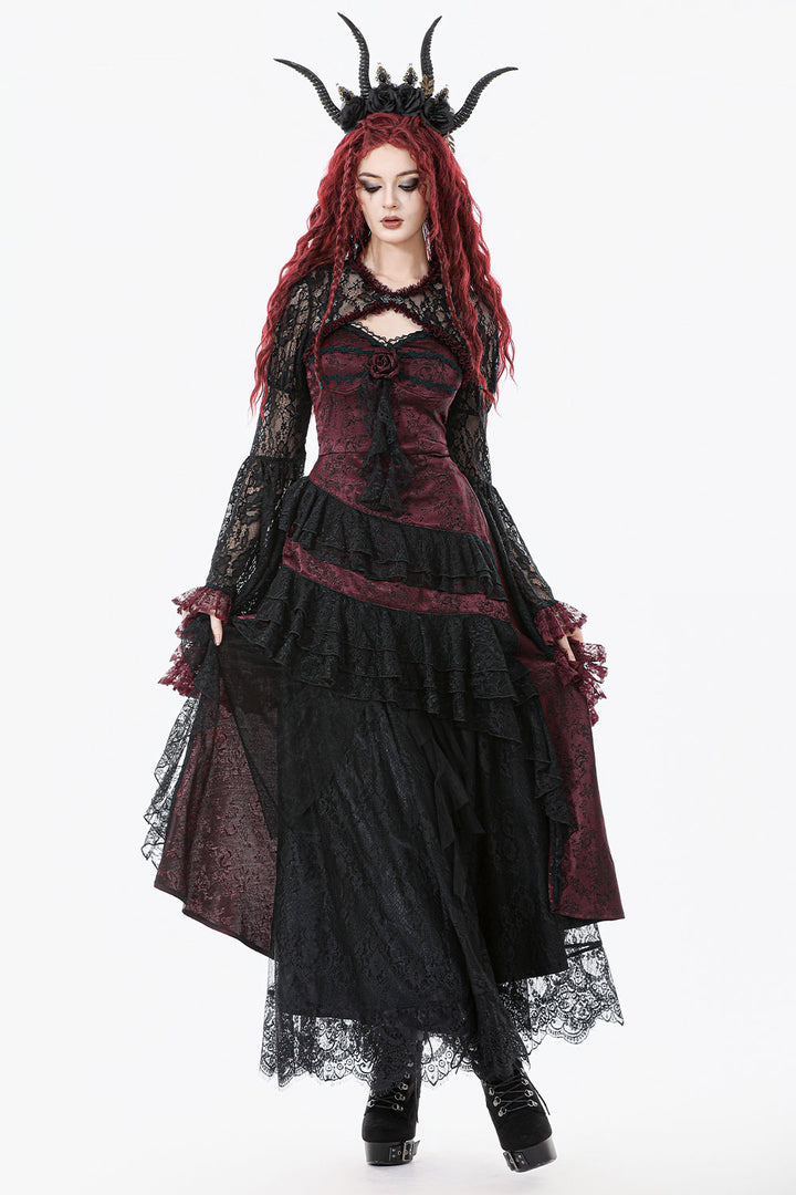 Dark in Love womens goth lace dress