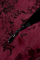 womens dress with lace detail and zipper