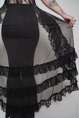 whimsigoth mesh ruffled duster
