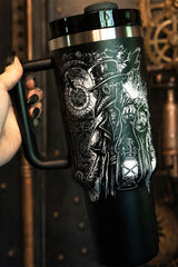 Death Toll Plague Doctor tumbler from VampireFreaks