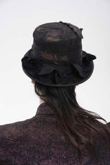 Devil fashion mens hand painted hat