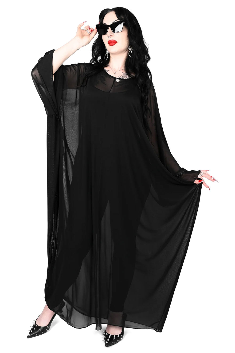 Street Goth Dusk Mesh Kaftan