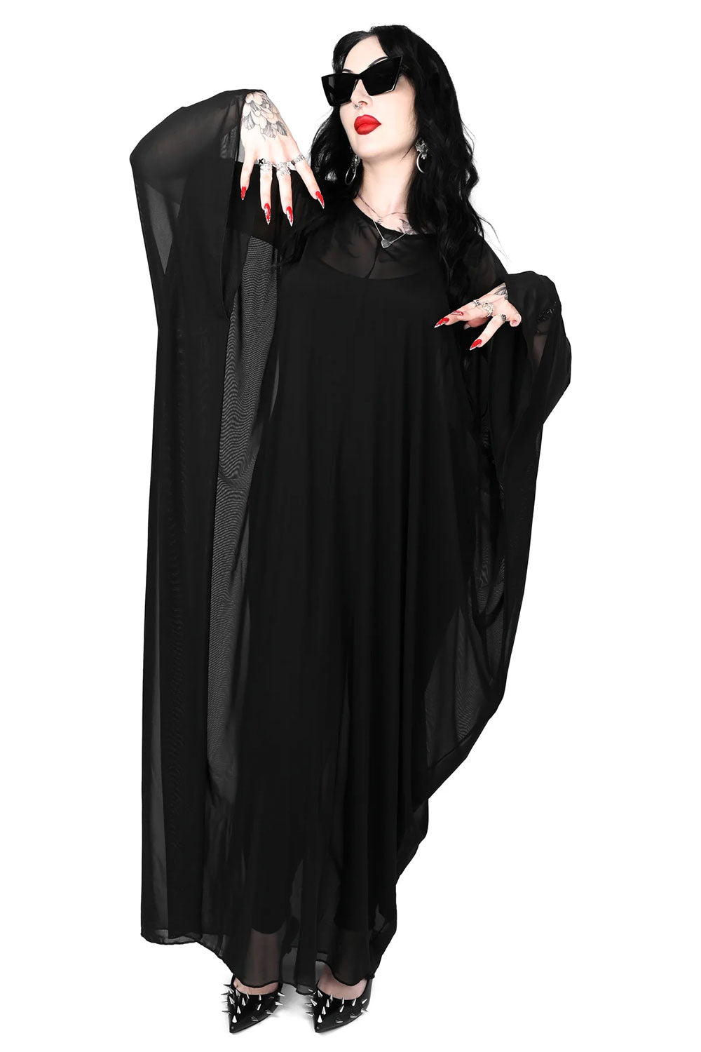 Dusk Kaftan Witchy Goth Dress