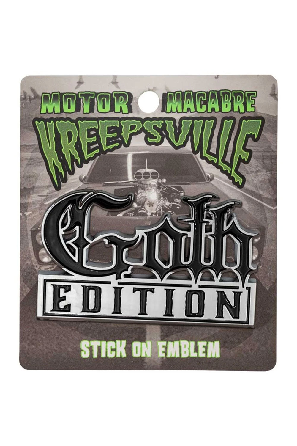 Goth Edition auto car stick on emblem accessory
