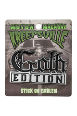 Goth Edition auto car stick on emblem accessory