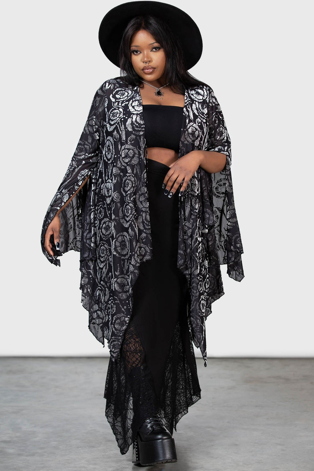 womens plus size victorian gothic shawl