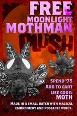 Moonlight Mothman Plush Toy