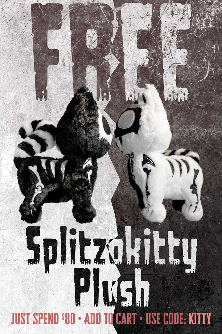 Splitzokitty Plush Toy [Black/White] [Limited Edition]