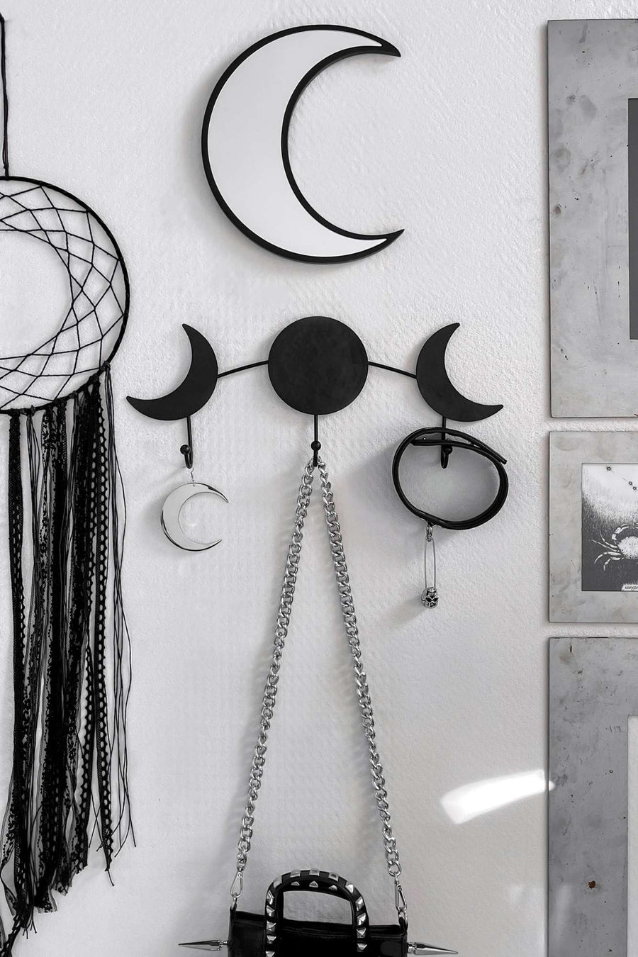 gothic handbag hanger