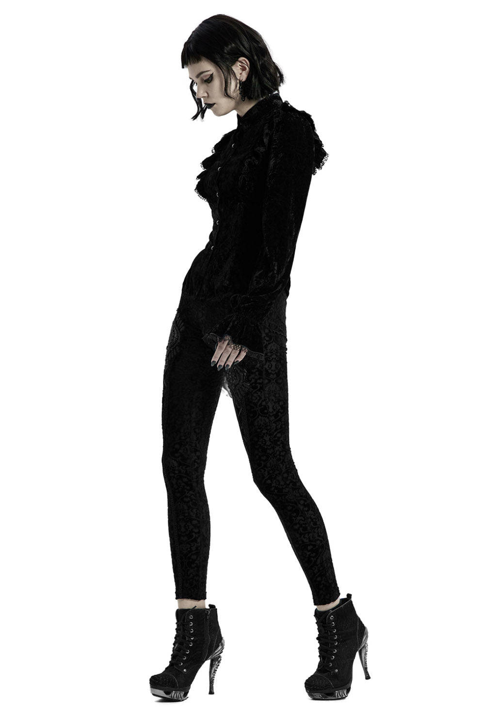 victorian goth leggings