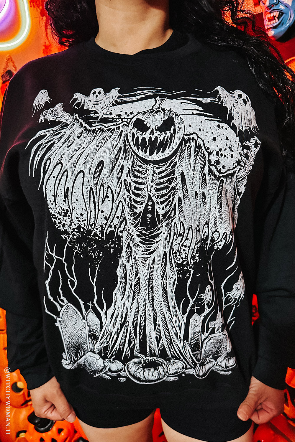 pumpkin halloween sweater by vampirefreaks
