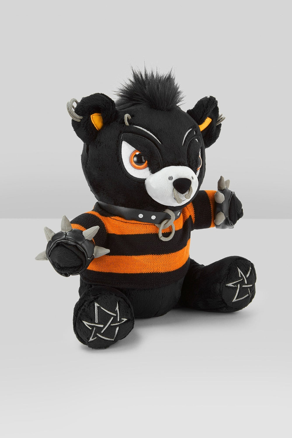 punkrock teddy bear plushie