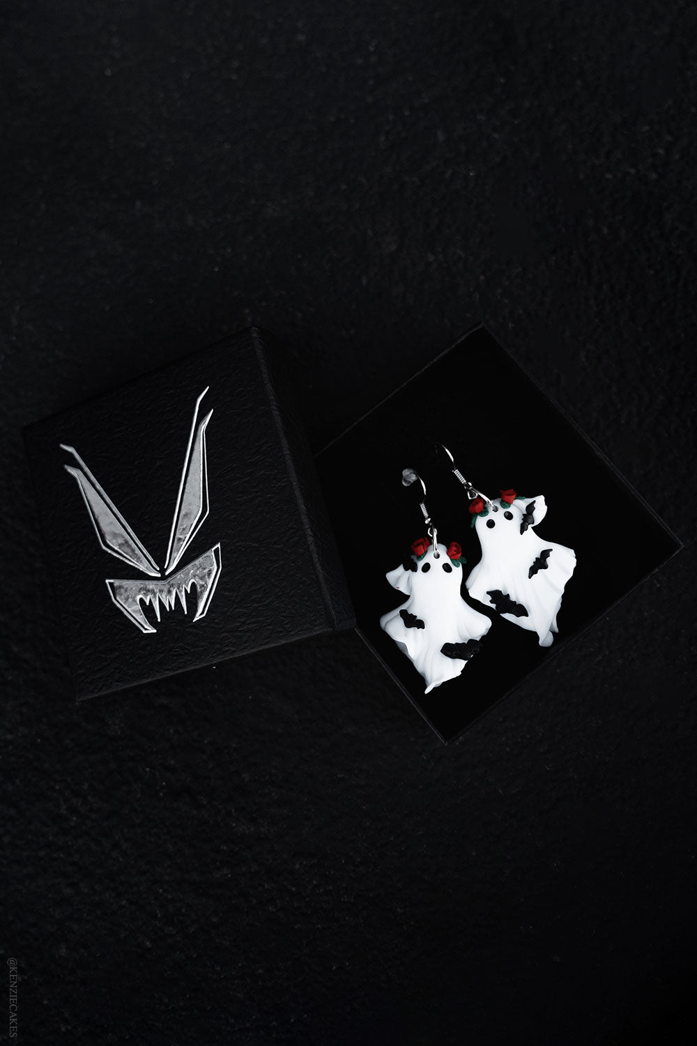 whimsical ghost earrings