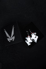 whimsical ghost earrings