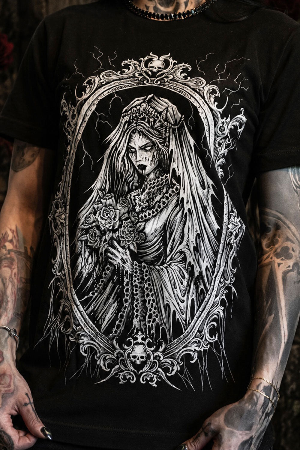 goth ghost shirt