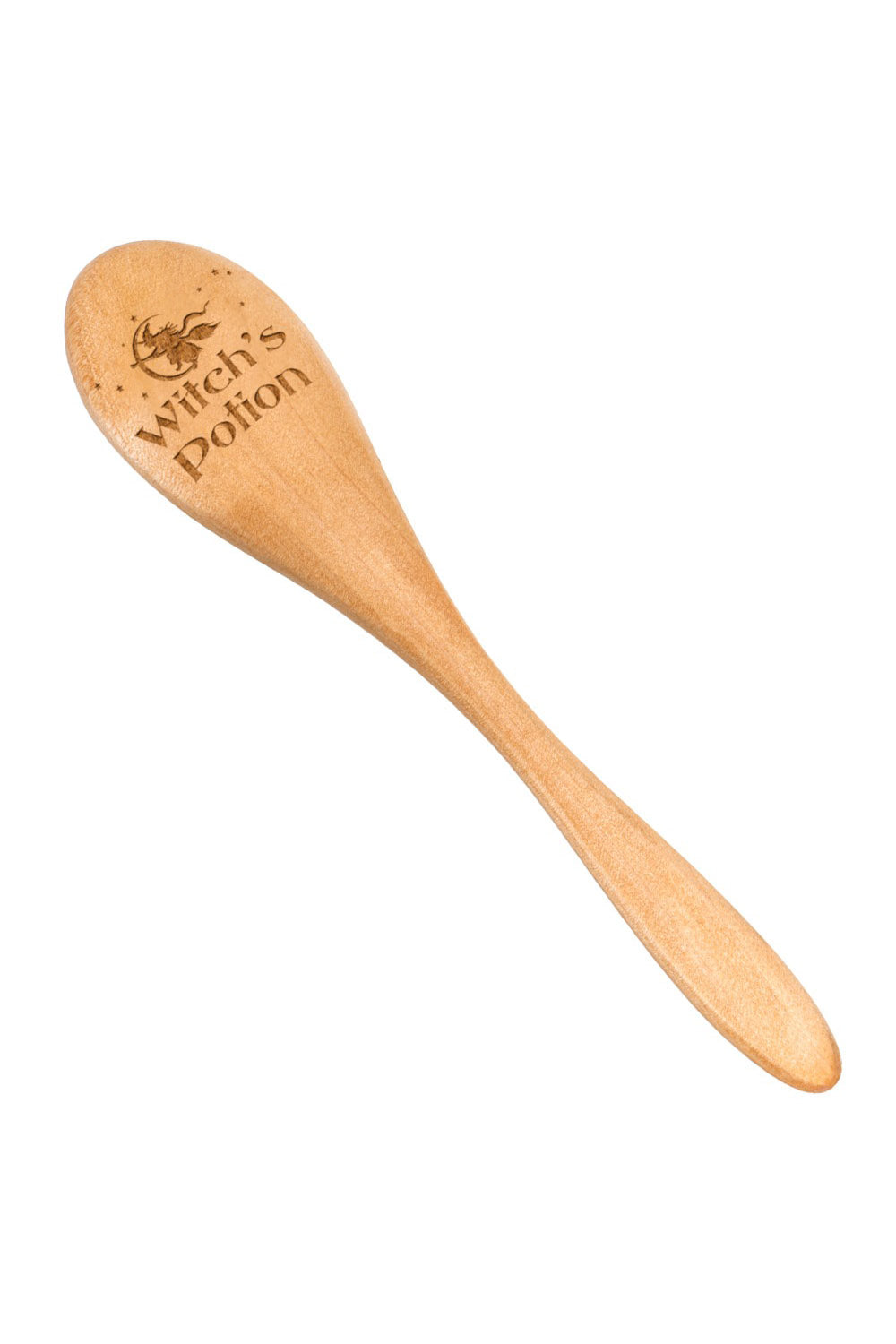 Cuchara de madera para poción de bruja