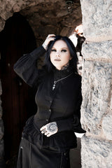 vampire goth womens goth victorian blouse